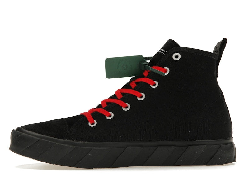 OFF-WHITE Vulcanized Hi Canvas Black Red