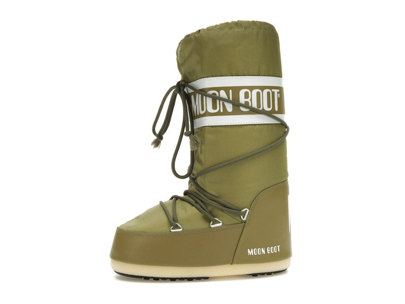 Moon Boot Icon Nylon Boot Khaki