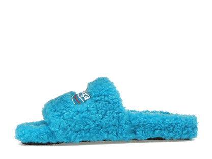 Balenciaga Furry Slide Sky Blue