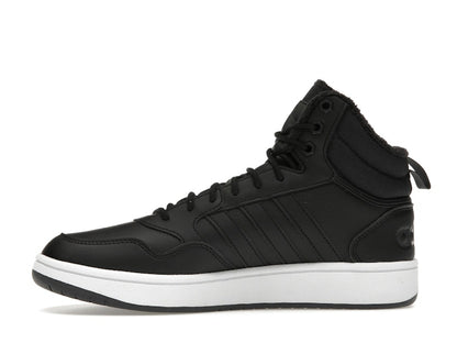 adidas Hoops 3.0 Mid Classic Fur Lining Winterized Core Black Cloud White