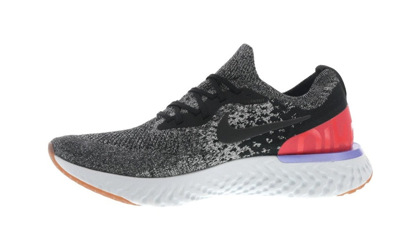 Nike Epic React Flyknit Black Red Orbit