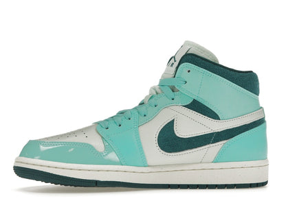 Jordan 1 Mid Chenille Bleached Turquoise (Women's)