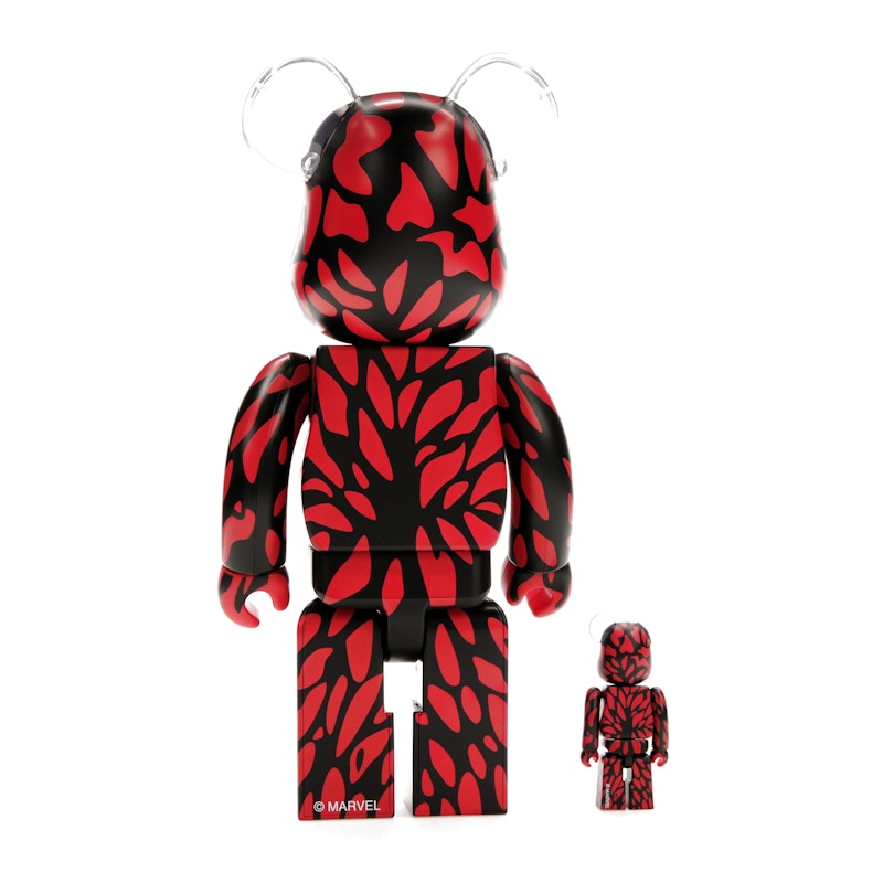 Bearbrick x Marvel Carnage 100% & 400% Set