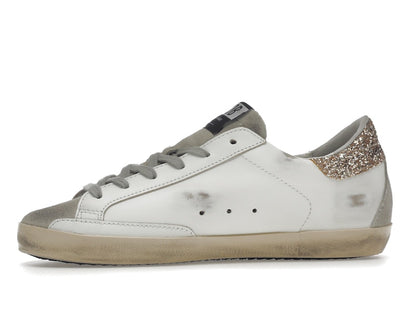 Golden Goose Super-Star White Red Glitter (Women's)