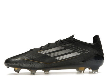 adidas F50 Elite FG Core Black Iron Metallic Gold Metallic