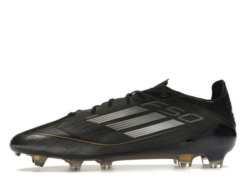 adidas F50 Elite FG Core Black Iron Metallic Gold Metallic