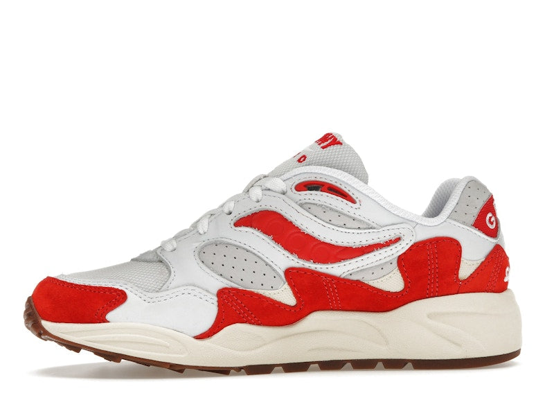 Saucony Grid Shadow 2 Ivy Prep White Red