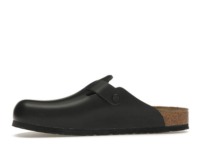 Birkenstock Boston Natural Leather Black