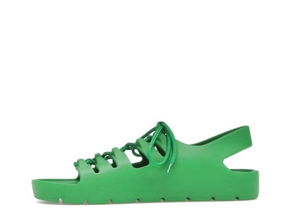 Bottega Veneta Jelly Lace Up Sandal Green (Women's)