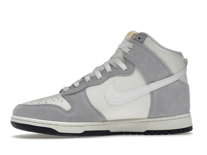 Nike Dunk High Retro Sail Pure Platinum Black White