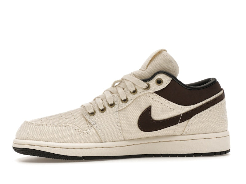 Jordan 1 Low Premium Pale Ivory Off Noir Baroque Brown