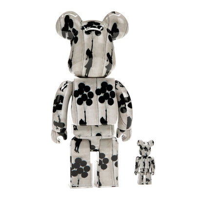 Bearbrick Flying Balloons Girl 100% & 400% Set