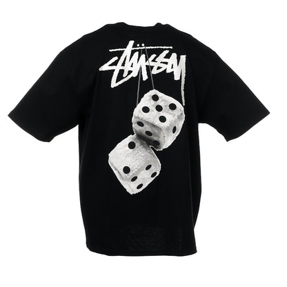 Stussy Fuzzy Dice Tee Black