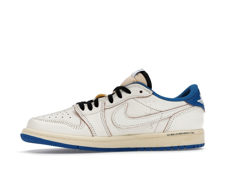 Jordan 1 Retro Low OG SP Fragment x Travis Scott Sail Military Blue (PS)