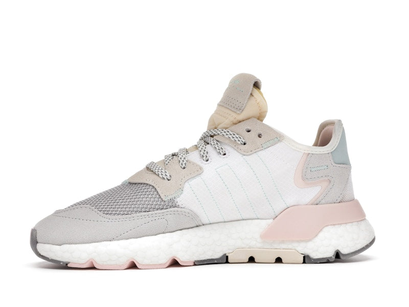 adidas Nite Jogger White Mint Pink (Women's)