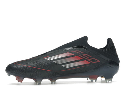 adidas F50 Elite Laceless FG Core Black Iron Metallic Lucid Red