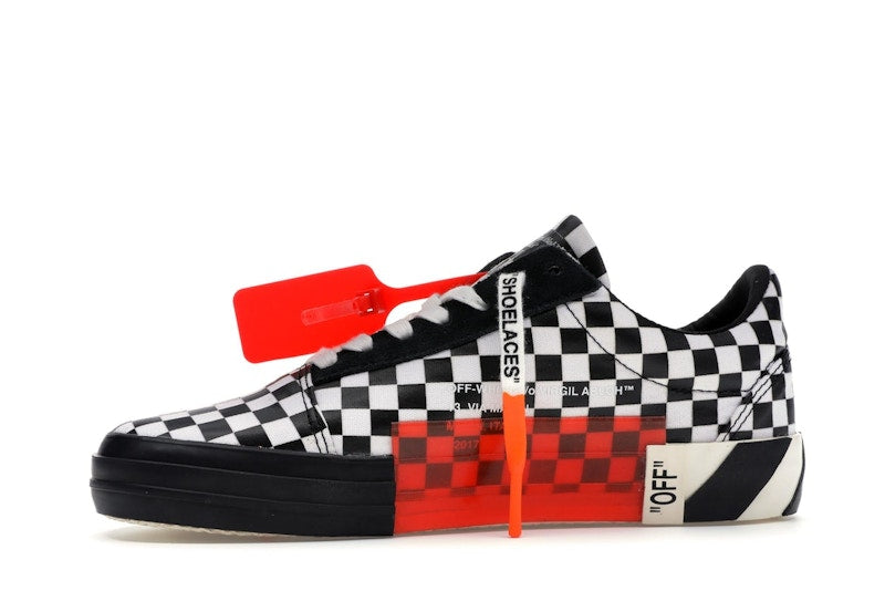 OFF-WHITE Vulc Low Checkered Black White