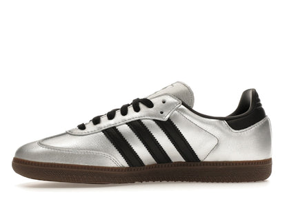 adidas Samba OG Silver Metallic Black Gum (Women's)