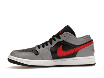 Jordan 1 Low Cement Grey Fire Red (Women's)