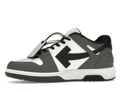OFF-WHITE Out Of Office OOO Low Tops Dark Gray Black