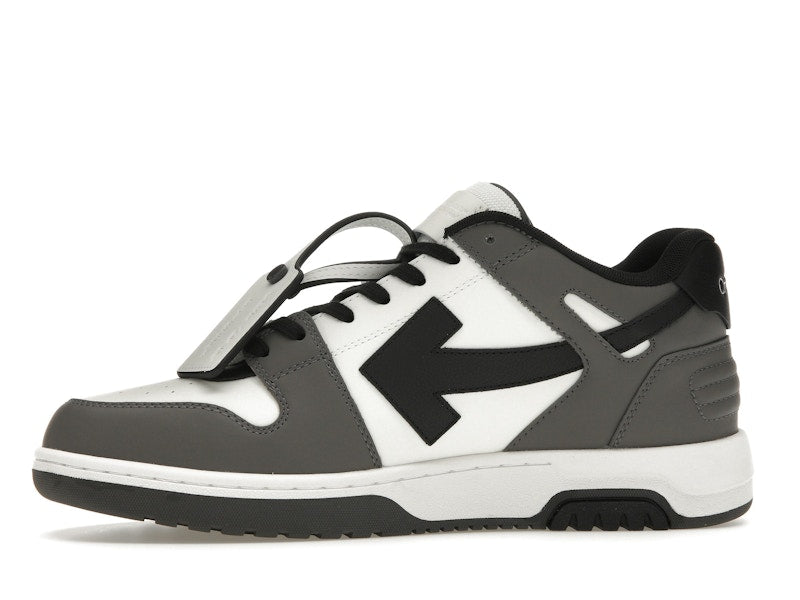 OFF-WHITE Out Of Office OOO Low Tops Dark Gray Black