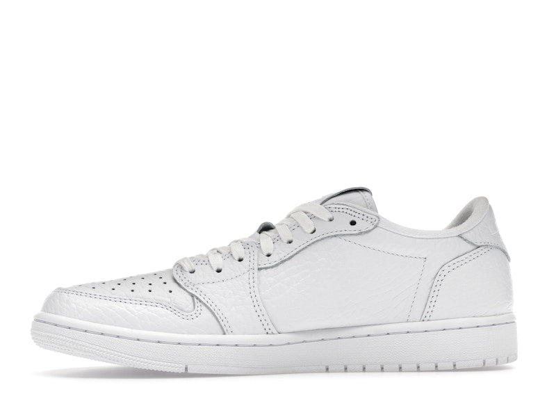 Jordan 1 Retro Low Swooshless Triple White (2025)