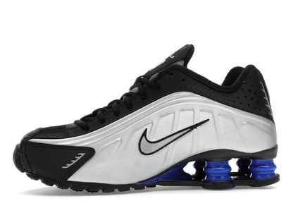 Nike Shox R4 Metallic Silver Black Racer Blue (Women's)