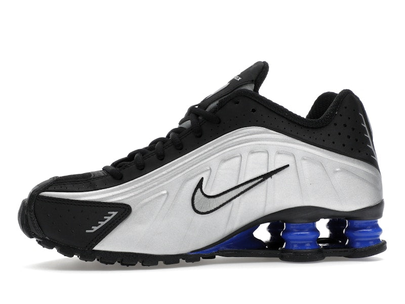 Nike Shox R4 Metallic Silver Black Racer Blue (Women's)