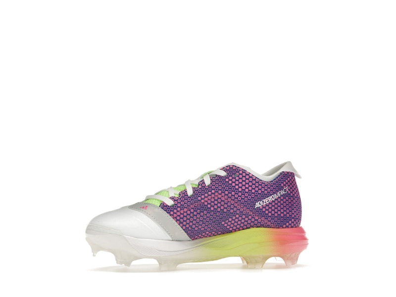 adidas Adizero Impact TPU Warp Speed Cloud White Lucid Blue Lucid Pink (GS)