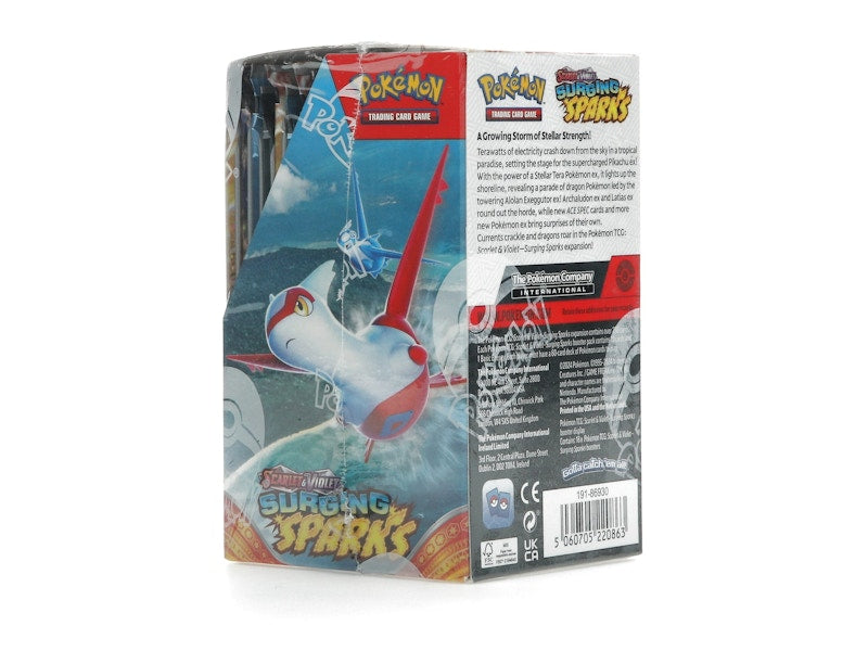 Pokémon Scarlet & Violet Surging Sparks 18 Pack Booster Box