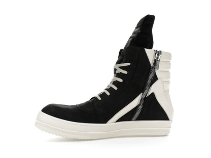 Rick Owens Geobasket High Black Milk