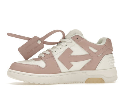 OFF-WHITE Out Of Office "OOO" Low Tops White Pink (Women's)