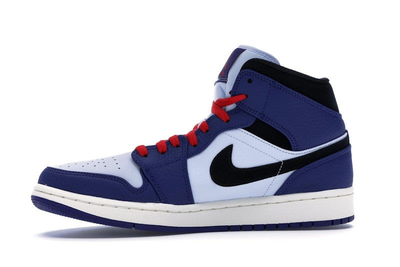Jordan 1 Mid Deep Royal Blue Black