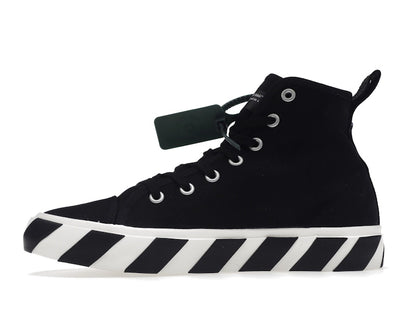 OFF-WHITE Vulc Mid Canvas Black White