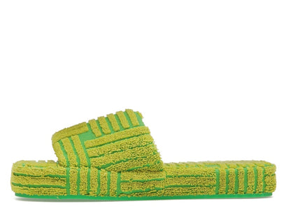 Bottega Veneta Resort Geometric Sandal Parakeet Kiwi
