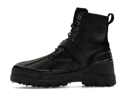 Polo Ralph Lauren Oslo High Oiled Leather Boot Black