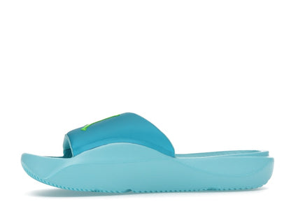 Jordan Franchise Slide Chlorine Blue Copa Electric Green