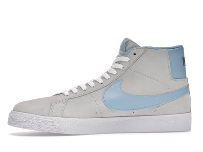 Nike SB Blazer Mid Soft Grey Baby Blue