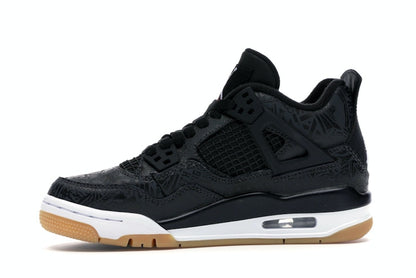 Jordan 4 Retro Laser Black Gum (GS)