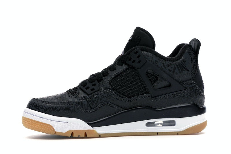 Jordan 4 Retro Laser Black Gum (GS)