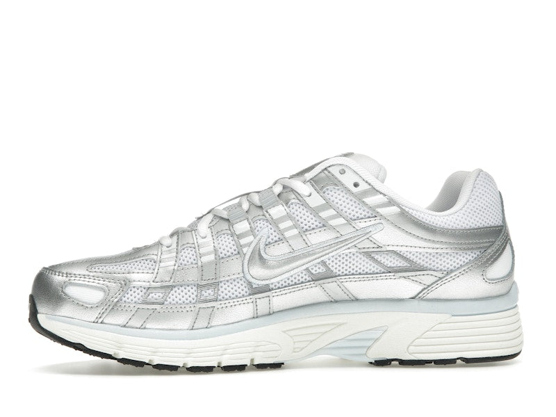 Nike P-6000 White Blue Tint Sail Metallic Silver (Women's)