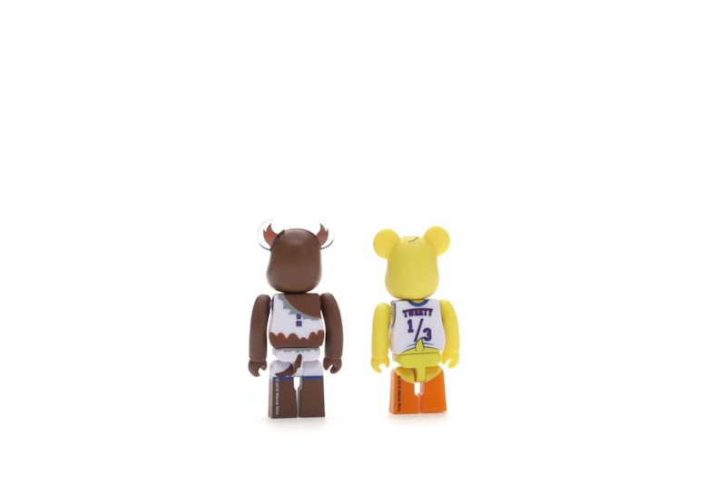 Bearbrick Space Jam Tweety & Tasmanian Devil 2 Pack 100% Multi