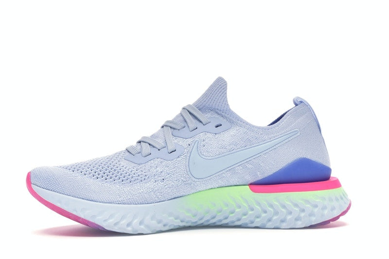 Nike Epic React Flyknit 2 Hydrogen Blue Sapphire Hyper Pink
