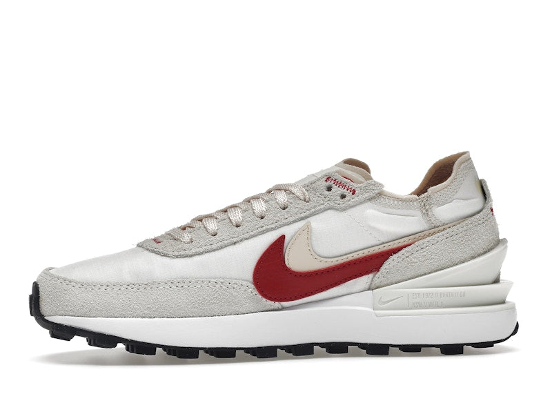 Nike Waffle One SE Sail Pearl White Black Gym Red (Women's)