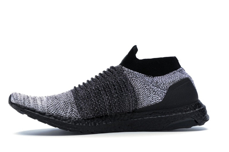 adidas Ultra Boost Laceless Mid Black Oreo