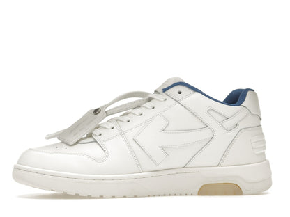 OFF-WHITE Out Of Office "OOO" Low Tops For Walking White White Dark Blue SS22