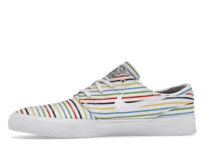 Nike SB Zoom Stefan Janoski Canvas Multi-Color Pinstripes