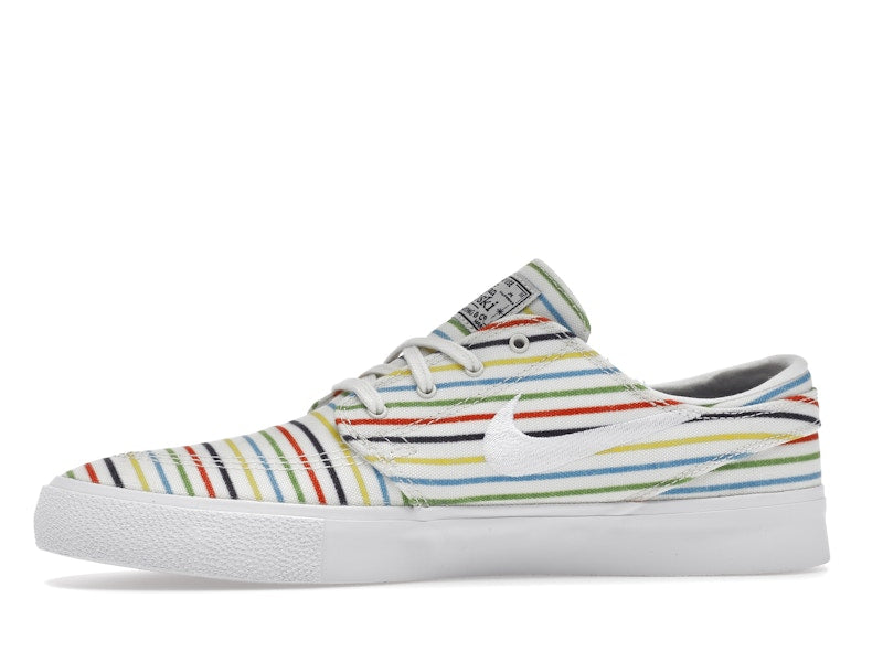 Nike SB Zoom Stefan Janoski Canvas Multi-Color Pinstripes