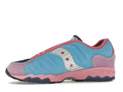Saucony Matrix Jae Tips No Shoes In The House Blue Pink