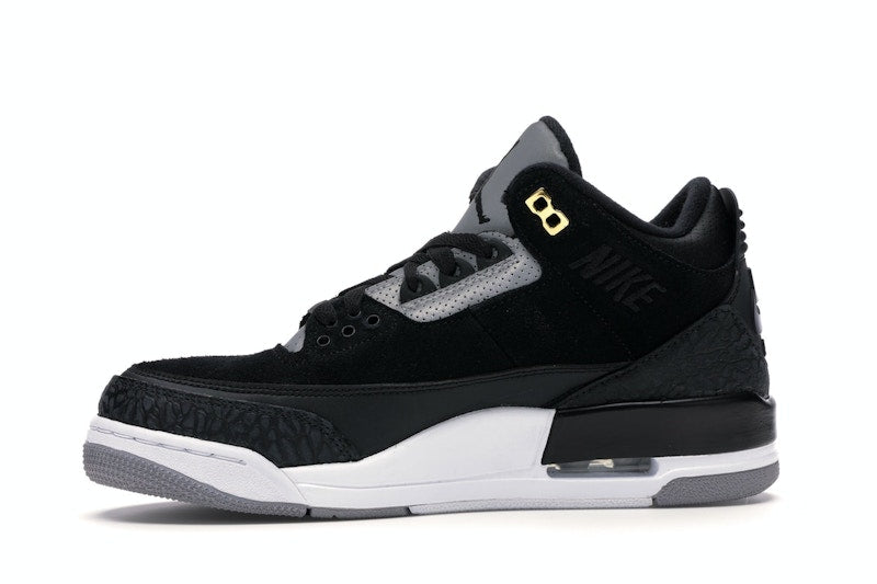 Jordan 3 Retro Tinker Black Cement Gold